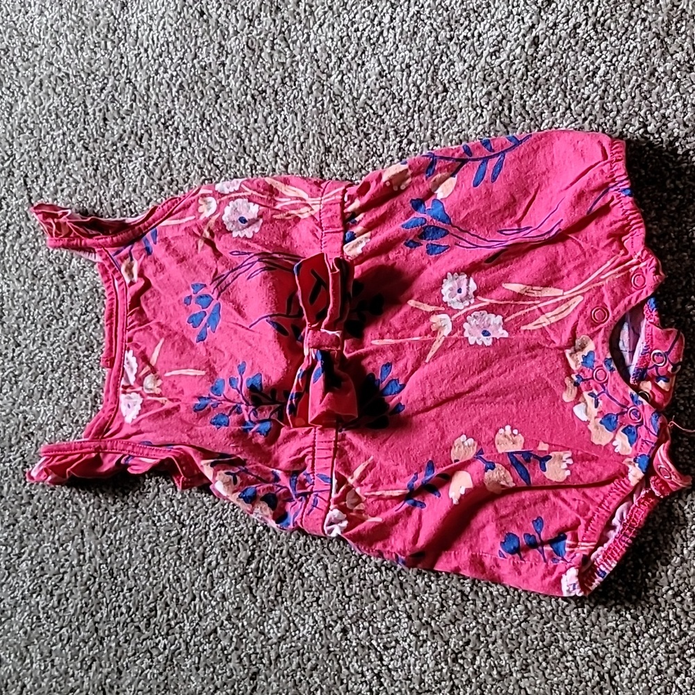 12 month floral romper